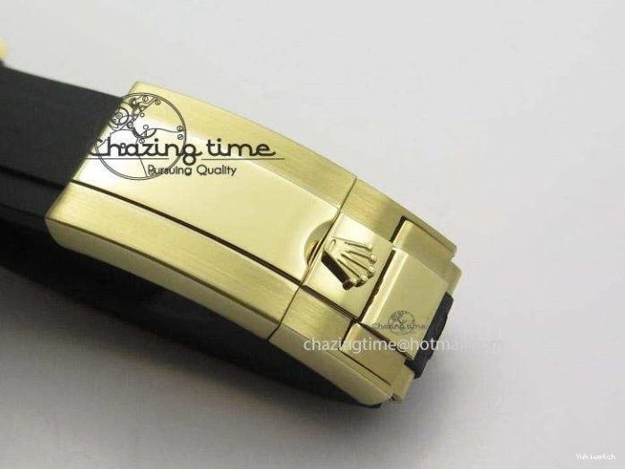 Maker Black A7750@6 Rubber BP Markers Sticks Daytona Gold Strap On Dial Subdial YG 0503